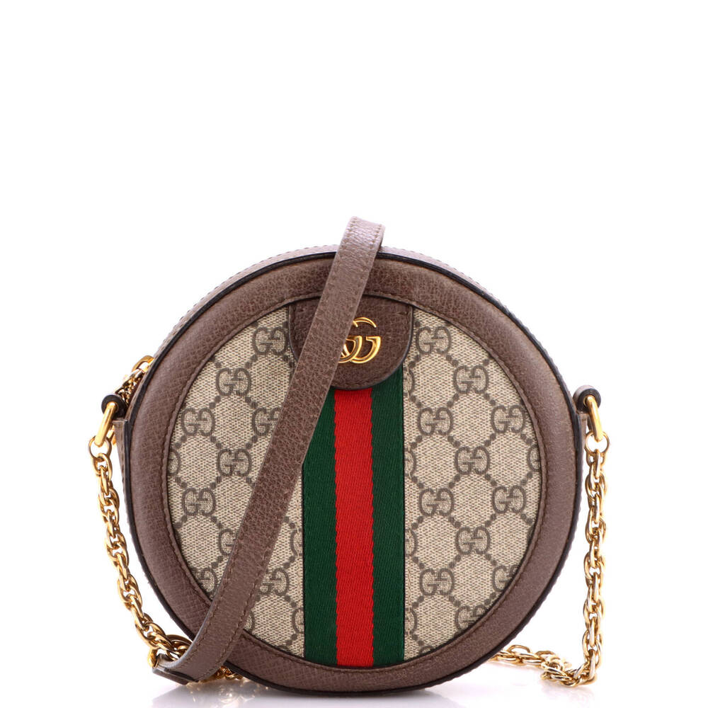 Gucci Mini Ophidia Round Shoulder Bag